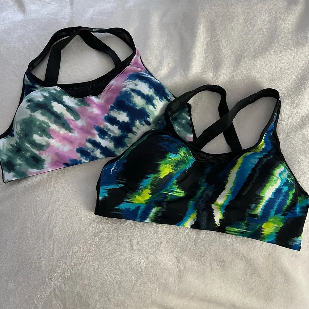Pink Sports Bras - Picture 1 of 8